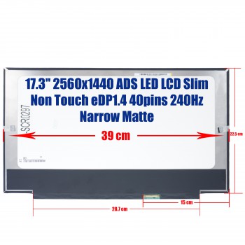 Laptop Monitor - Screen monitor for Asus TUF Gaming F15 FA707NU FA707NV NE173QHM-NZ2 V8.1 18010-17352000 17.3