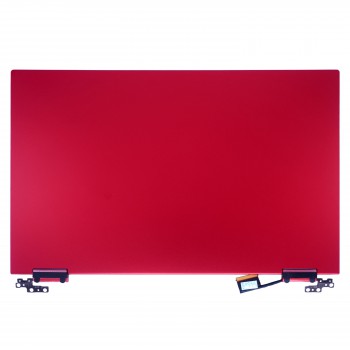 Laptop Screen - Screen monitor for Samsung Galaxy Chromebook 2 XE530QDA XE530QDA-KA1US XE530QDA-KA2US BA98-02798A BA96-07453B Full Assembly 13.3'' 1920x1080 FHD QLED Glossy Red ( Ref.1-SCR0422 )