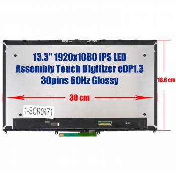 Laptop Screen - Screen monitor for Lenovo Yoga 6 13ARE05 82FN 13ALC6 82ND Assembly Touch Digitizer 13.3 ( SKU.1-SCR0471 )