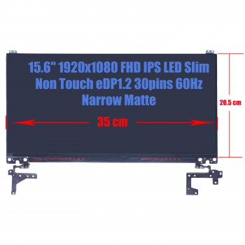 Laptop Screen monitor for Dell Latitude 3510 Inspiron 3501 Vostro 3500 N39X1 0N39X1 T1WD3 0T1WD3 24GYY 024GYY 15.6'' 1920x1200 FHD IPS LED Slim Non Touch 45% NTSC eDP1.2 30pins 60Hz Matte ( SKU.1-SCR0530 )