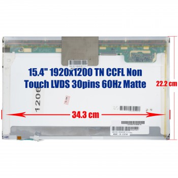 Laptop Monitor 15.4'' 1920x1200 WUXGA CCFL 30pin Laptop Screen Monitor (Ref. 1-1206)