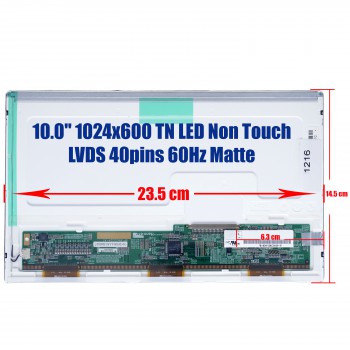 Laptop Monitor 10.0'' 1024x600 WSVGA PCG-21313M LED 30pin Laptop Screen Monitor(Ref. 1-1216)