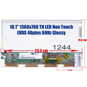 Laptop Monitor 10.1'' 1366x768 WSVGA HD LED 40pin R Laptop Screen Monitor (Ref. 1-1244)