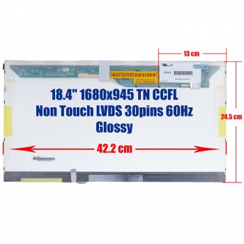 Laptop Monitor 18.4'' 1680x945 WSXGA HD+ CCFL PCG-8131M Ltn184kt01-f01 30pin Laptop Screen Monitor (Ref. 1-1275)