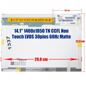 Laptop Monitor 14.1'' 1400x1050 SXGA+ CCFL 30pin (Ref. 1337)
