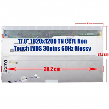 Laptop Monitor 17.0'' 1920x1200 WUXGA 2 CCFL 30pin (Ref. 2370)