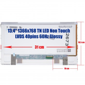 FTU2-13W02U-01A 13.4'' 1366x768 WXGA HD LED 40pin (Ref. 2673)