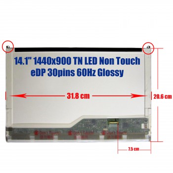 Laptop Monitor 14.1'' 1440x900 WXGA LED 30pin EDP Laptop Screen Monitor (Ref. 1-2707)