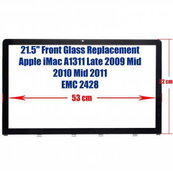 Apple iMac 21.5 inch A1311 2010 early 2011 MB950XX/A, MC413XX/A, MC508XX/A MC509XX/A EMC: 2308 2389 LCD Glass Front Screen IMAC-21.5-GLASS-3004 small pins (Ref. 5603)