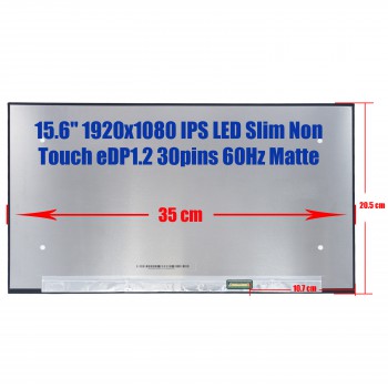Laptop Screen monitor 15.6" 1920×1080 FHD eDP 30 pins N156HCA-E5B L73065-JD1 NV156FHM-N4H ( SKU.1-SCR0246 )