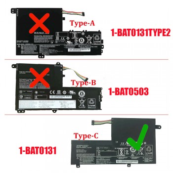Laptop Battery - Battery for Lenovo 330S-15ARR Yoga 500-15ISK L14L2P21 7.4V 30wh 4050mAh OEM (Ref.-1-BAT0131)
