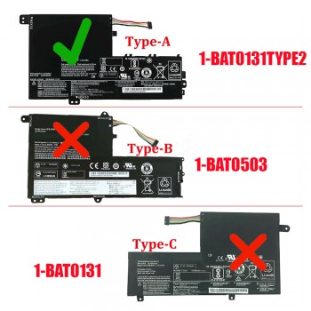 Laptop Battery - Battery for Lenovo 330S-15ARR Yoga 500-15ISK L14L2P21 7.4V 30wh 4050mAh OEM (Ref.-1-BAT0131TYPE2)