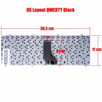 Keyboard Laptop HP Pavilion dv5 dv5-1000 dv5-1100 DV5Z-1000 DV5-1010 DV5Z-1100 DV5T-1100 dv5-1200 DV5-1200EG dv5-1215ca dv5-1225ca dv5-1230us dv5-1234ca dv5-1334ca QT6A 488590-001 AEQT6U00030 US VERSION KEYBOARD(Ref.40082US)