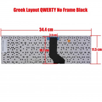 Keyboard Laptop - Keyboard for Laptop Acer Aspire E5-520 E5-532 E5-550 E5-573 E5-570 E5-722 E5-770 F5-521 F5-571 F5-570 K50-10 V3-574 V3-575 V5-591 VN7-572 VN7-792 F5-572G-52J3 TravelMate P257 P258 P277 P278 (Ref. 40411GR)