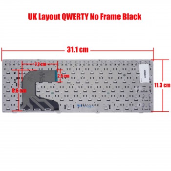 Laptop Keyboard - Keyboard for Sony VPC-S Series VPC-S111FM VPC-S111FM/S VPC-S131FM VPC-S131FM/S VPC-S132FX VPC-S132FX/B VPC-S132FX/S s132gx/s Vpc-s132gx/z VPC-S132GX VPC-S132GX/B UK (Ref. 40428UK)