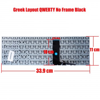Laptop Keyboard - Keyboard forLenovo IdeaPad 330-15 330-15AST 330-15IGM 330-15IKB 330-15ICH 330-15ARR (Ref.40486GRNOFRAME)