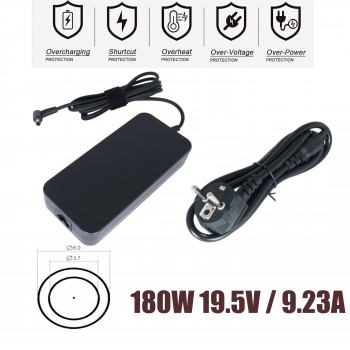 Laptop Power Supply - AC Adapter Charger Asus ROG G750JM G751JM G750JS G75 19.5V 9.23A 180W 6.0*3.7 PIN - OEM (Ref.60190)