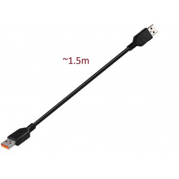 Cable-Cable Usb Charger for Lenovo Yoga 3 Pro, Yoga 3 Pro-1370 (For Core i3, i5) Yoga 3 11, Yoga 3-1170 (For Core i3, i5, i7) Yoga 3 14, Yoga 3-1470 (For Core i3) (Code 1-DCCRD015)