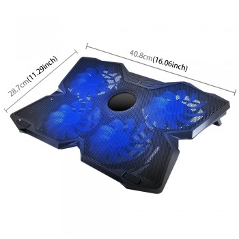 Laptop Cooling PAD, 4 Fans and USB Adjustable Cooler Stand Coolcold 4 big fans laptop cooling fan oem (Ref. 1-CPad(4fans))