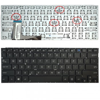 Keyboard Laptop Keyboard for Asus Notebook TAICHI31 series US layout Black OEM(Ref.40786USNOFR)