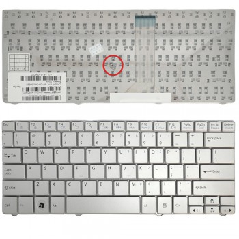 Keyboard Laptop Keyboard for LG T280 T290 MP-09H33US6920 AEW73009802 US Silver OEM (Ref.40879USSIL) 